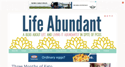 Desktop Screenshot of lifeabundant-blog.com